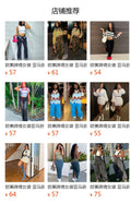 European and american cross-border women's fashion:  street style, edgy, high-waisted, distressed, multi-pocket, straight-leg jeans