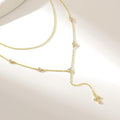Amazon cross-border new cross necklace niche design y-shaped necklace ins fashion stylish jewelry wholesale