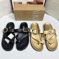 Za2025 new summer flip-flop sandals - versatile korean style flat sandals for everyday wear