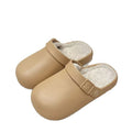 Detachable cotton slippers for women, cute new arrival home heattechthick sole non-slipoutwear, shit-feeling toe-cap stuffed cotton shoes