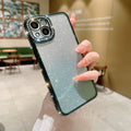 New arrival diamond-encrusted electroplated glitter rhinestone 17 suitable for iphone15pro mobile phone case apple 13 all-inclusive protective cover