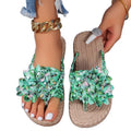 2025 summer new arrival: plus-size women's sandals, beach shoes, woven shoes, minimalist fashion flip-flops and slides for export