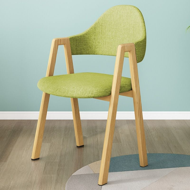 Dining chair home casual modern scandinavian chair bedroom study desk chair casual stool backrest commercial dining table chair
