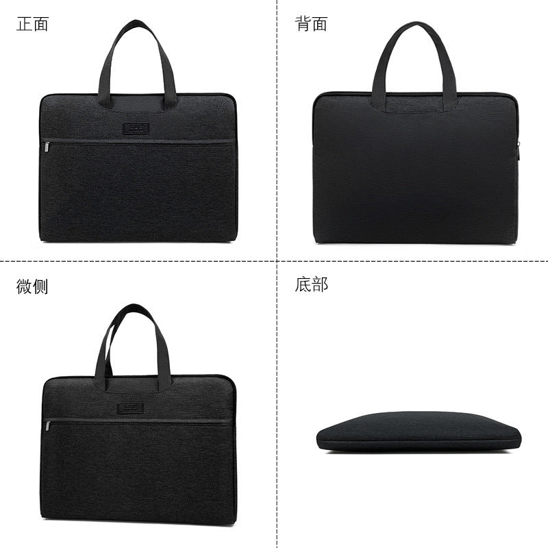 Yiyunchen business document bag men's briefcase custom logo Oxford cloth storage bag a4 document bag briefcase