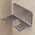 Hole-free wall-mounted bathroom hair dryer rack, bathroom hair dryer rack, hair dryer storage rack, accessible luxury