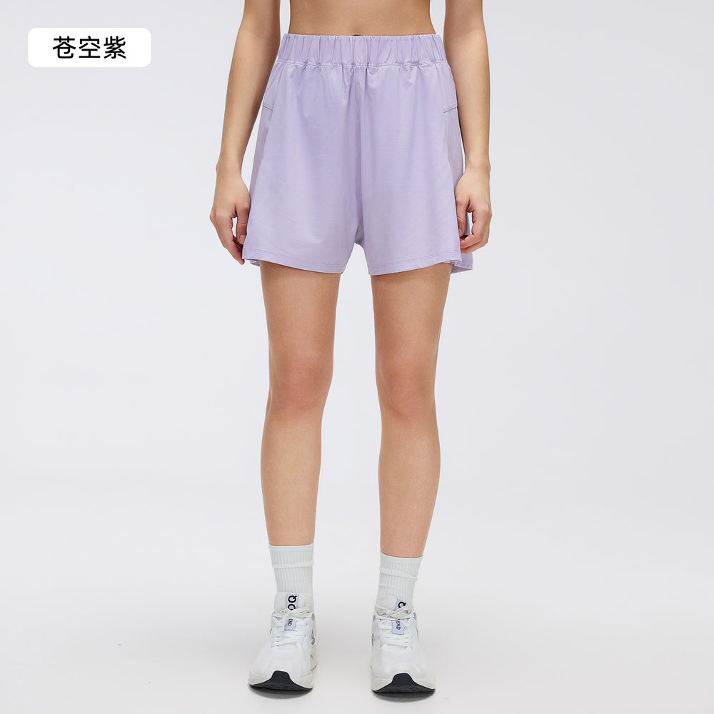 High-waisted, slimming, casual athletic capri pants for women. quick-drying, breathable running, yoga, and fitness shorts for summer. d26047