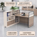 Staff desk and chair combination casual three-person office table office financial room screen employee desk