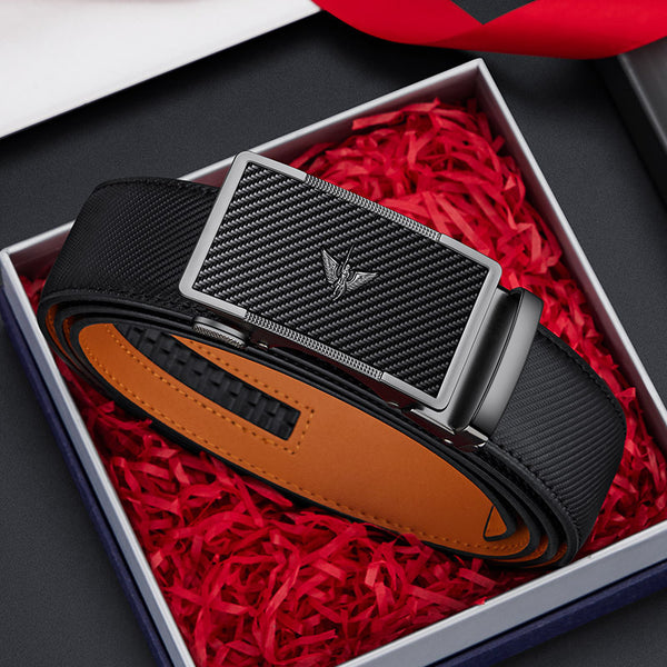 Emperor Paul Belt Men's Premium Sense Business Automatic Buckle Genuine Belt Men's Belt Trendy Belt Men's Genuine Leather