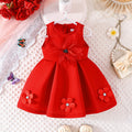 Spring/summer new arrivals: adorable girls' princess dress - 3d floral sleeveless tutu dress, sweet korean style