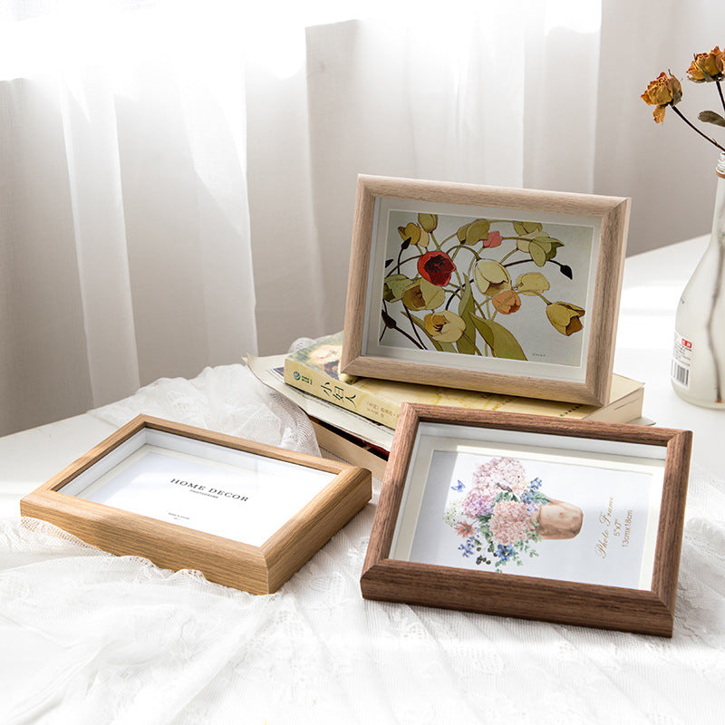 Oil painting stick picture frame three-dimensional hollow photo frame table 567810 inch cardboard picture frame wall 1216 inch wooden frame wholesale