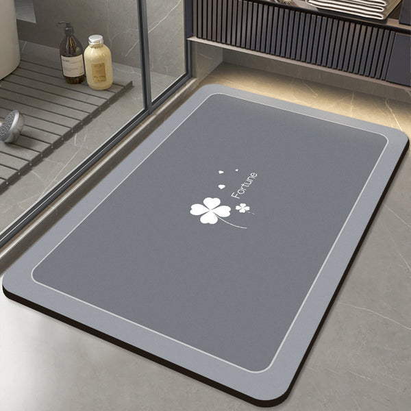 Daifa household bathroom floor mat toilet bathroom water absorption quick drying non-slip mat easy to clean diatom mud floor mat printing