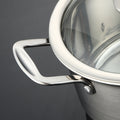 Stainless steel soup pot thickened noodle cooking small milk pot induction cooker mini small pot one person one pot 304 small hot pot