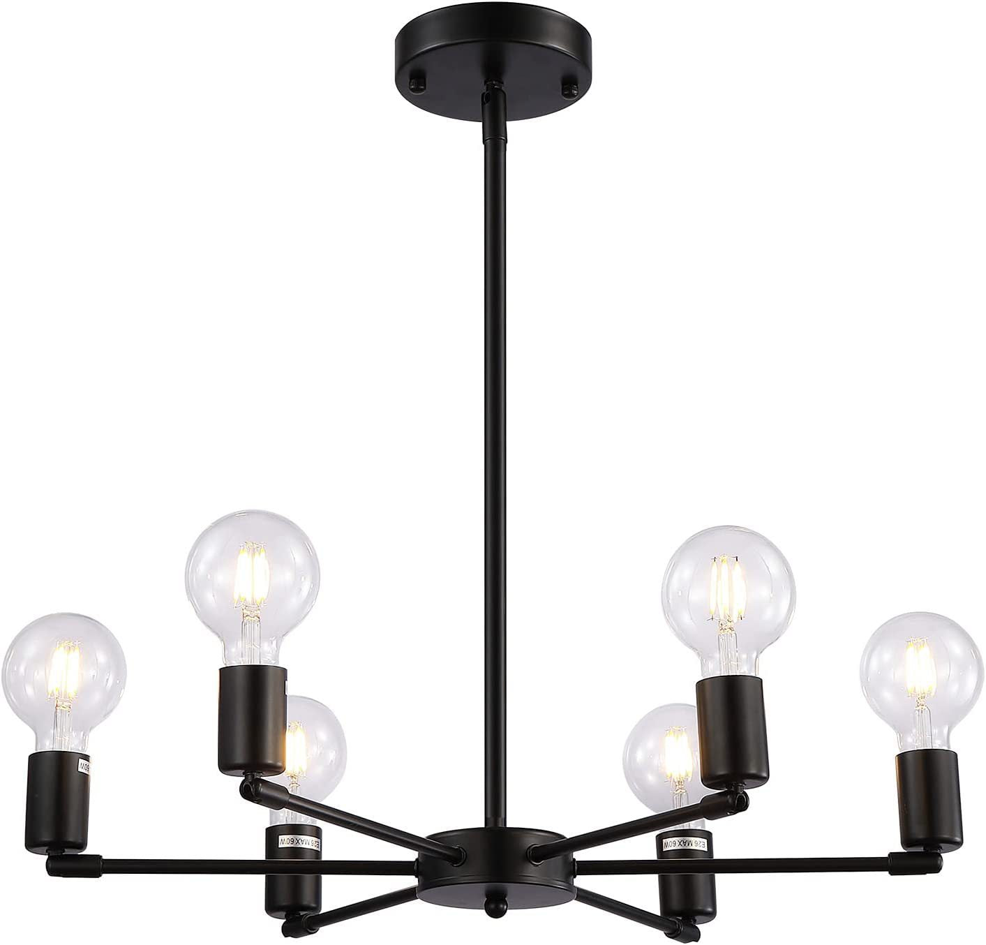 American retro chandelier, clothing store bar restaurant living room simple creative loft personalized wrought iron ceiling lamp