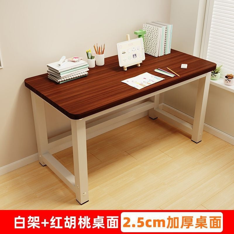 Computer desk double desktop simple desk bedroom for home study table casual writing table rectangular office desk