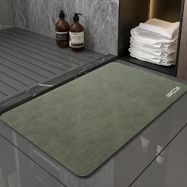 Simple wind bathroom floor mat Diatom mud kitchen strong water absorption quick drying toilet door non-slip mat toilet foot mat