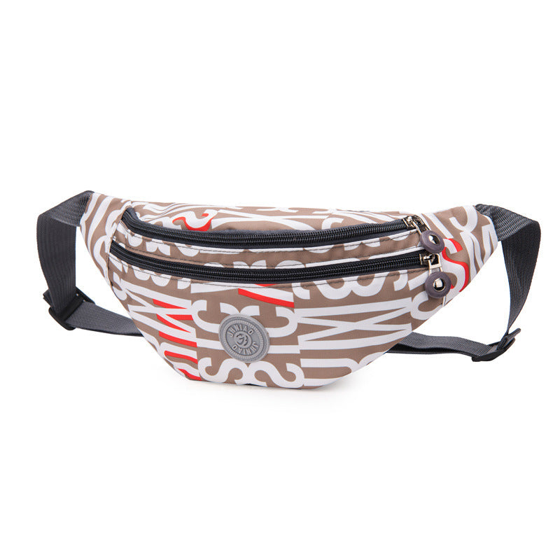 Cross-border hot-selling fashion popular women's fanny pack Oxford cloth chest messenger bag breast bag wholesale order FANNY PACK
