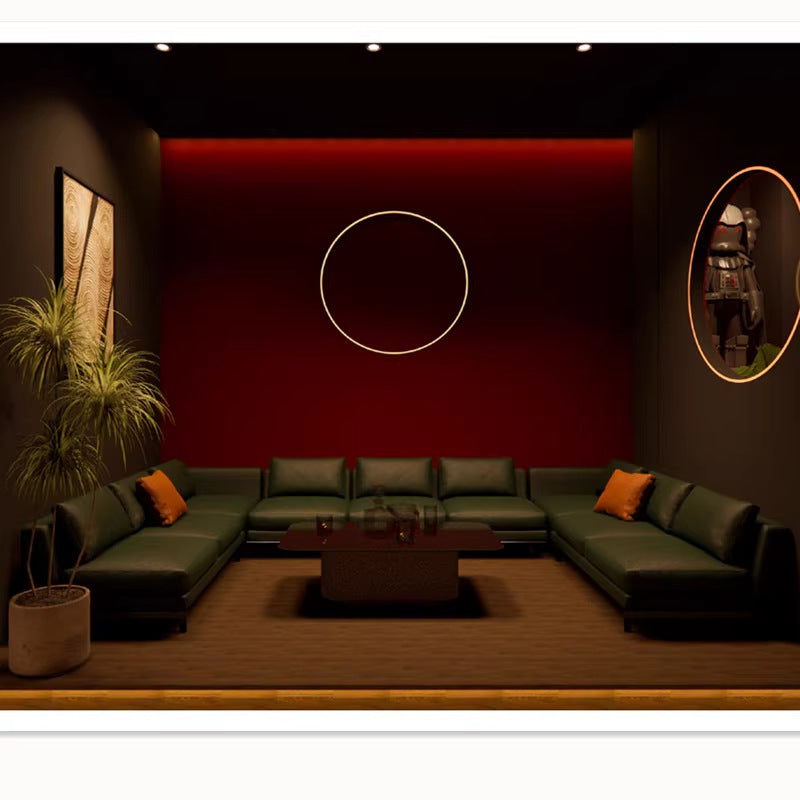 High-end KTV sofa party room bar sofa booth dance hall club box family ktv coffee table