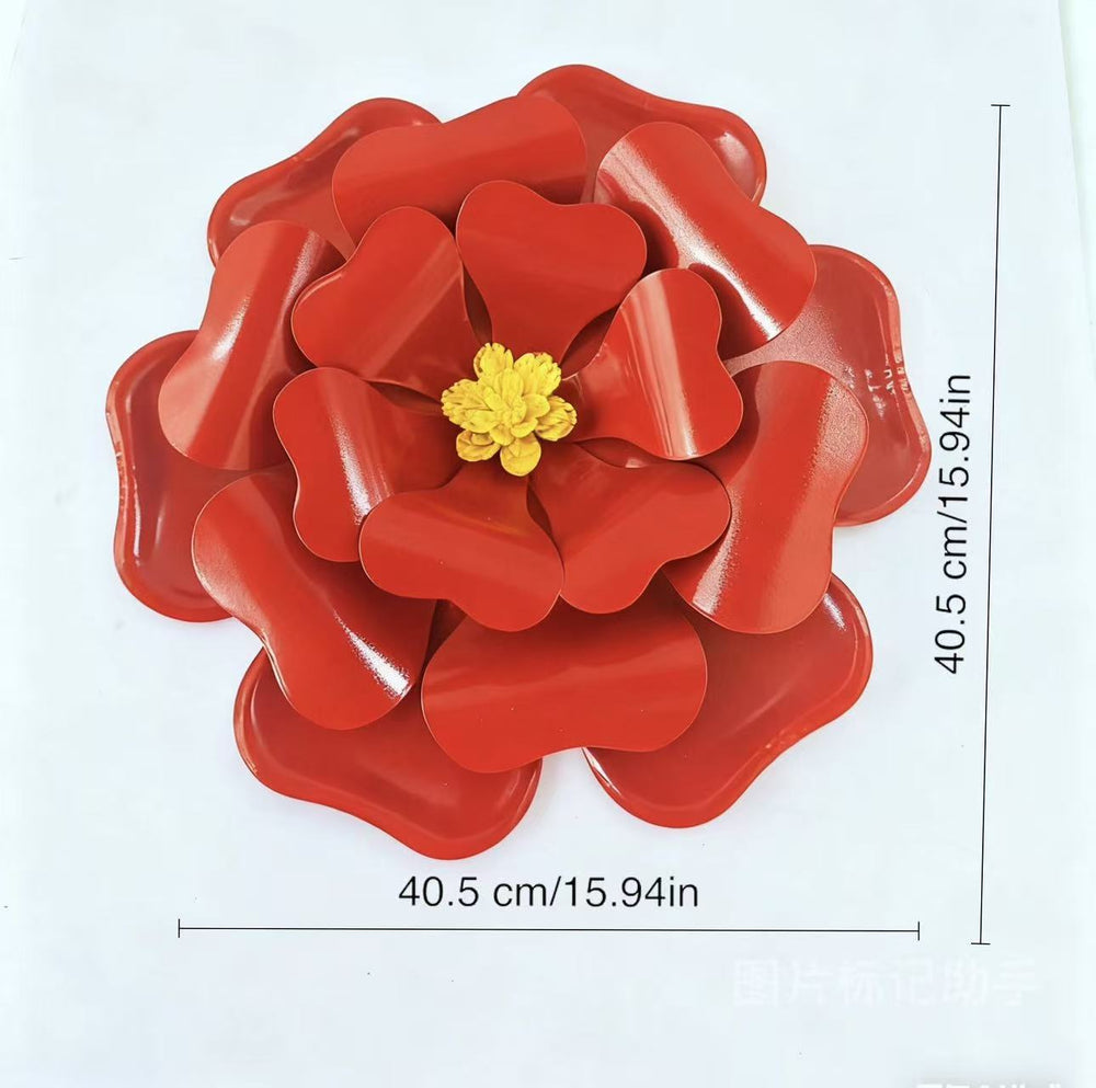 Manufacturer iron art flower ornaments home crafts metal ornaments jewelry iron art simulation ground plug courtyard decoration