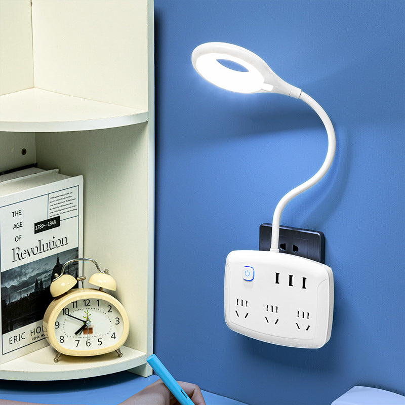 Smart voice-activated ambient light, popular sound-controlled mood night light, remote control desk lamp, bedroom led eye-care creative socket