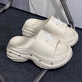 8cm new platform slides for women - summer casual outdoor fashion, super comfortable, height increasing, trendy bestseller sandals