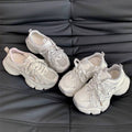 Thick sole dad shoes for women 2026 summernew arrivaleasiest for matchpetites lightweight breathable casual shoes height increasing shoes