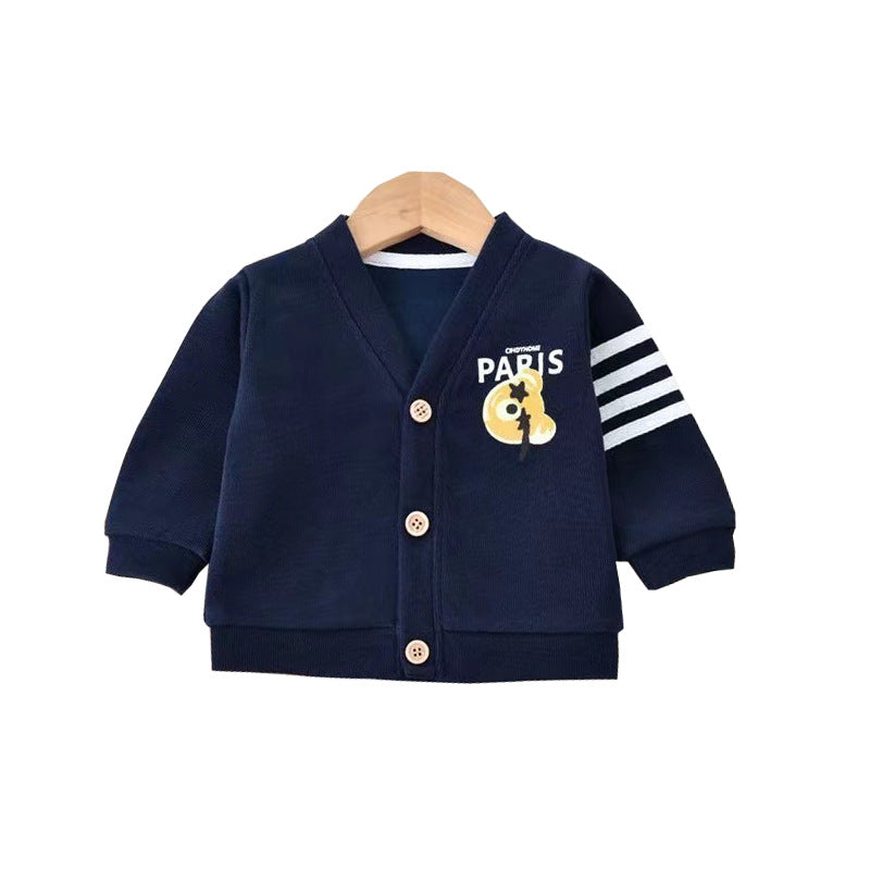 Baby boy's spring/autumn jacket - infant cardigan, boys' spring outfit,  new spring collection, baby's first birthday jacket