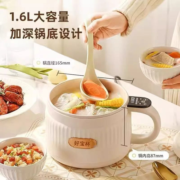 Home new multi-functional rice cooker ceramic glaze electric cooking pot 2L large capacity household cooking integrated wok cooking stew