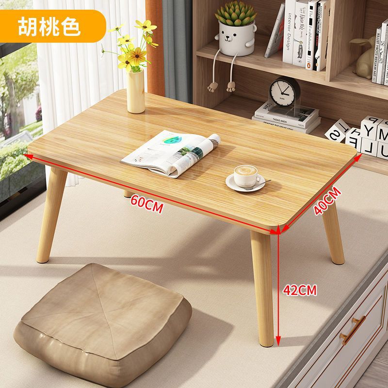 Bay window coffee table small apartment side table tatami small carpet table for home rental room balcony bed