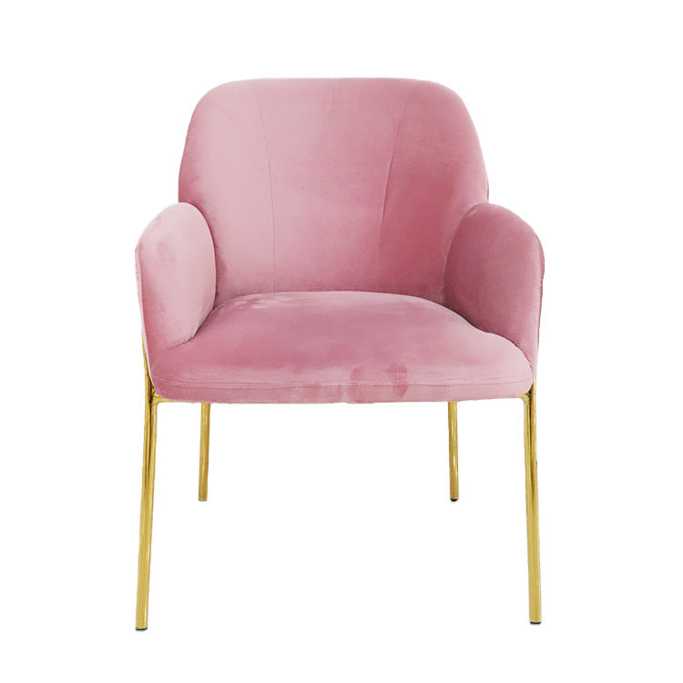 Velvet dining chair cross-border export dining chair furniture armchair velvet back chair