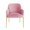 Velvet dining chair cross-border export dining chair furniture armchair velvet back chair
