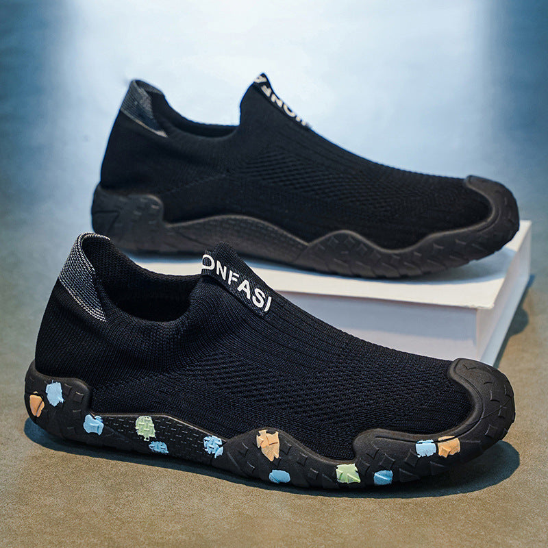 Men's breathable mesh summer 2026 new slip-on loafers, lightweight soft sole, thin summer style, trendy new arrival