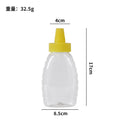 Honey plastic squeeze bottle fried chicken sauce tip cap salad juice squeeze condiment bottle transparent plastic refill bottle wholesale