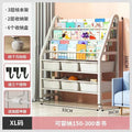 Movable children's bookshelf storage rack floor-standing home simple bookcase toy organizer baby reading picture book stand