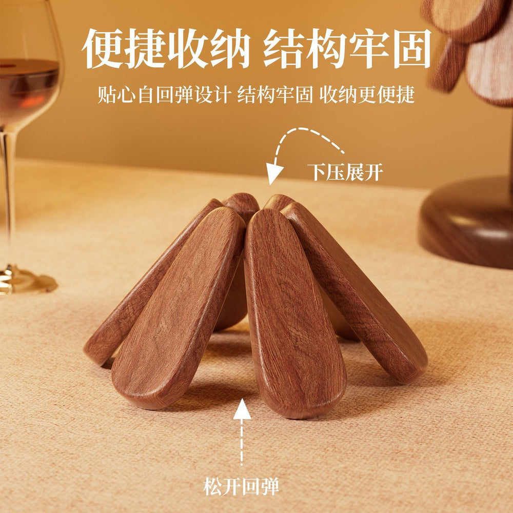 Classy christmas tree insulation mat dining table decoration creative a tree solid wood oven mitts pot holder christmas gift