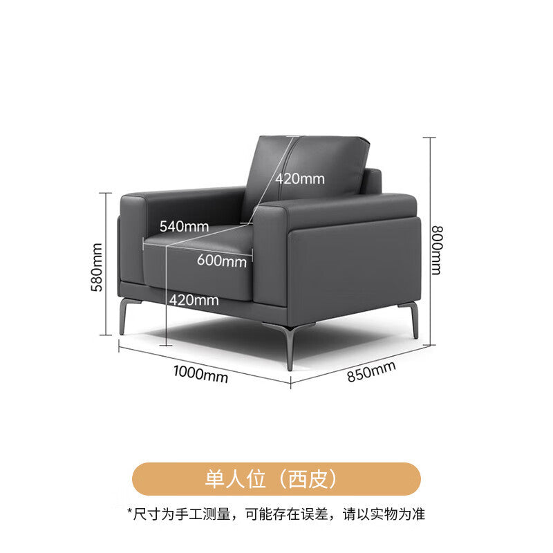 Saint li office sofa and coffee table set - executive office, business casual reception area, lounge
