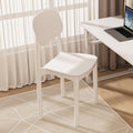 Home dining table and chairs, long-sitting chairs, thickened plastic dining chairs, modern minimalist backrest stools, nordic style, other living rooms