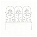 Garden fence courtyard iron small fence household outdoor balcony garden flower garden ground fence plant low guardrail