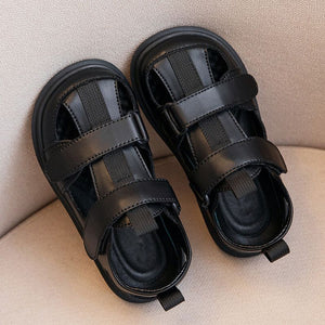 Kids' sandals boys  new style baby boy shoes summer closed-toe athletic sandals black summer sandals