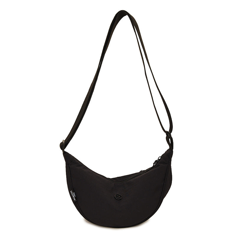 Spring casual macaron color dumpling bag 2026 new versatile crossbody bag women's korean style commuter shoulder bag