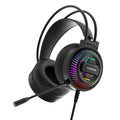 Colorful h500 over-ear gaming headset with microphone, 7.1 surround sound usb headphones