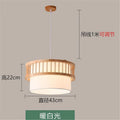 Nordic solid wood pendant light - restaurant, dining, hotel private room, noodle shop hanging lamp - japanese style master bedroom lighting fixture