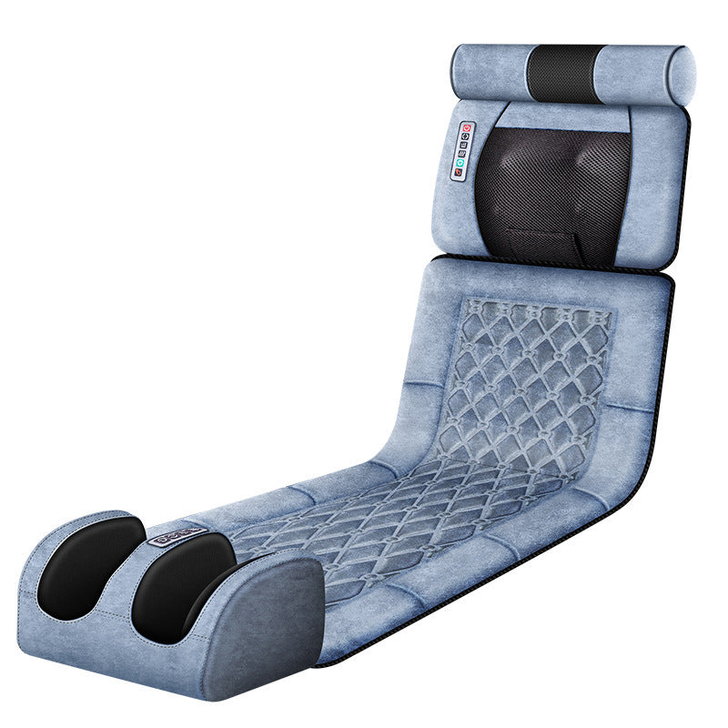 electric multifunctional foldable kneading for home massager massage mattress massage mat for cervical spine and waist