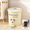 Trash can with lid, living room, home, toilet, kitchen, bathroom, large capacity, good-looking toilet storage bucket