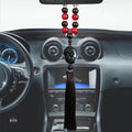 Car pendant car pixiu gear hanging transfer beads imitation obsidian car pendant rearview mirror decoration supplies