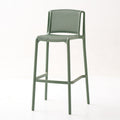 Scandinaviancasual bar chair accessible luxury plastic bar chair stackable high stool popular bar stool outdoor back chair