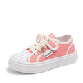 Girls' shell toe canvas shoes breathable boys' athletic sneakers  new spring/autumn kids' casual white shoes trendy