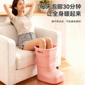 Insulated foot soak bucket - constant temperature, water-saving, eco-friendly, safe, durable, over-the-calf, slim, deep foot bath boot