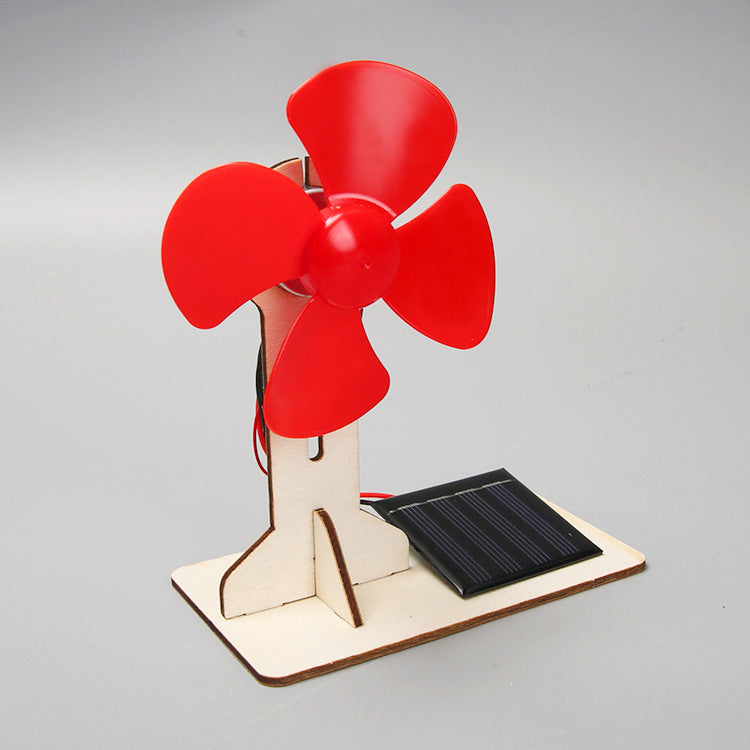 Solar fan technology small production stem material bag children's toys gifts elementary school students handmade experimental teaching materials