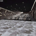 Customized fire-retardant carpet for movie theaters, home theaters, and clubs: soundproofing, noise reduction, and vibration dampening - full coverage installation