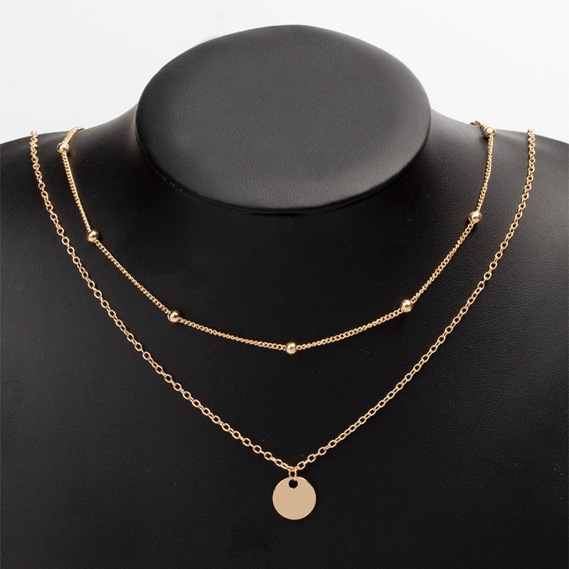 Wholesale autumn/winter necklaces: european & american cross-border jewelry, unique designer alloy, minimalist & versatile, perfect for sweaters, choker necklaces